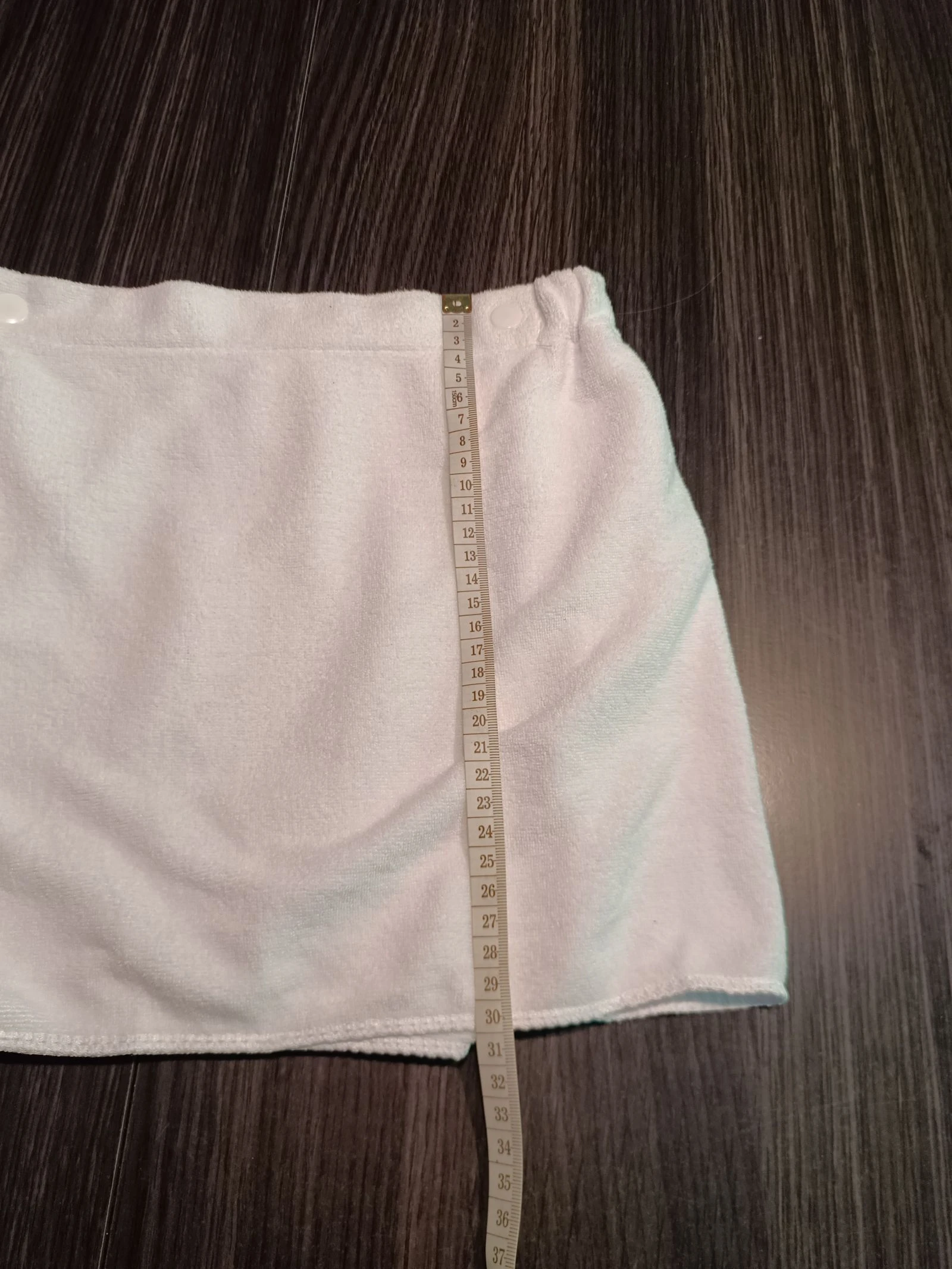 Witte badhanddoek met tailleomvang – photo 8